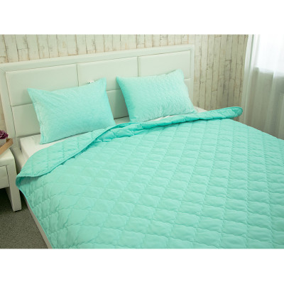 Одеяло Руно всесезонное силиконовое бирюзовое 172х205 см (316.52СЛКУ_Бірюзовий) Винница - изображение 5