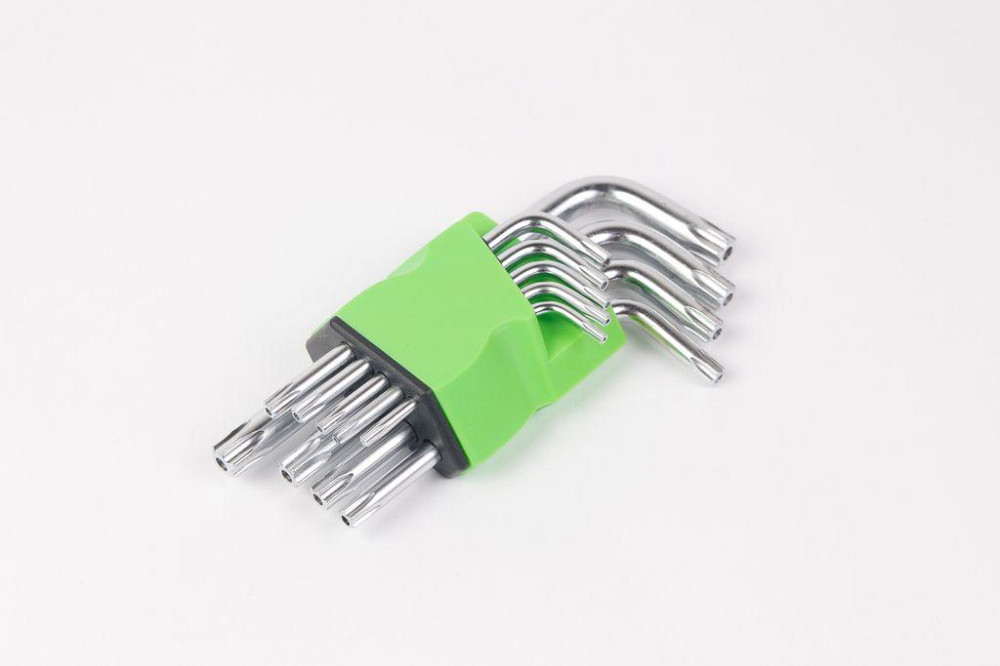 Набор ключей TORX Г-образных, 9пр.(Т10,15,20,25,27,30,40,45,50),в блистере P010K Одесса - изображение 2