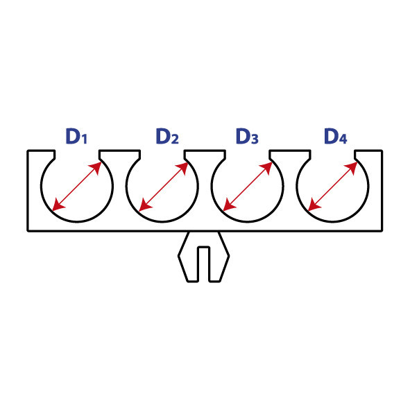 Зажим трубок, проводки Ford 6180955 21166 Київ - фото 2