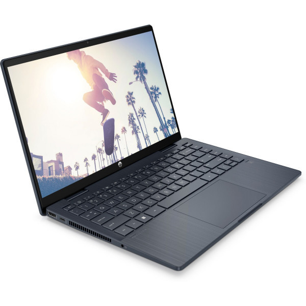 HP Pavilion x360 14-ek1004ua 14" FHD IPS Ts/i7-1355U (5.0)/16Gb/SSD1Tb/Intel Iris X/Підсв/DOS/Синій (833S6EA) Київ - фото 2