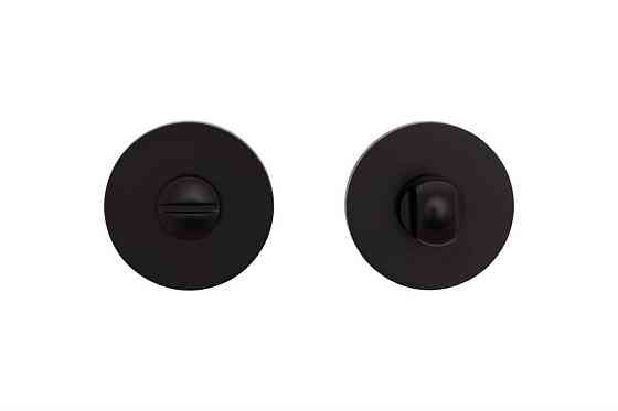 Сантехнічний фіксатор Gavrohe A33-WC Black  (накладка на двері санвузла з поворотником) чорний Київ