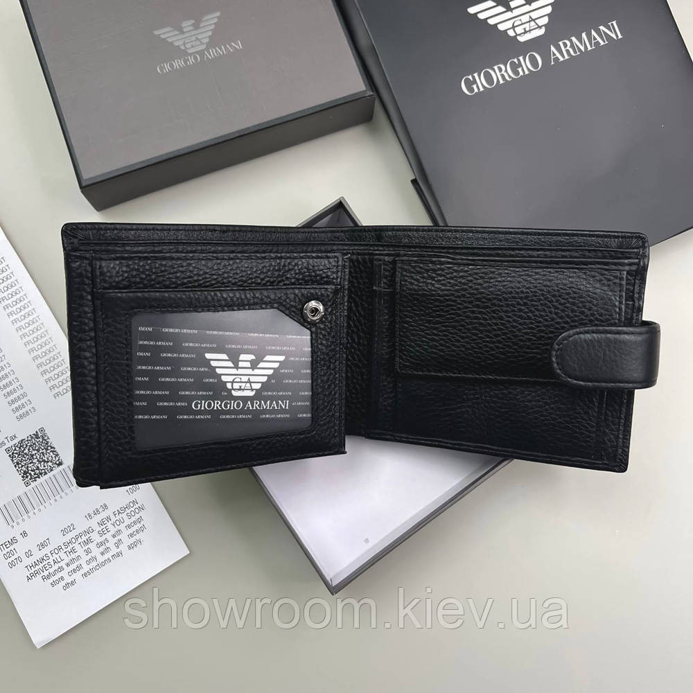 Чоловіче брендове портмоне з монетницею (2098) подарункова упаковка Київ - фото 2