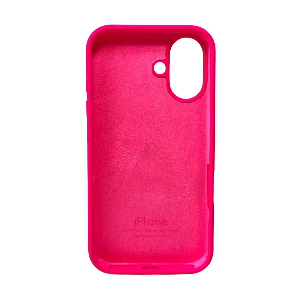 Чохол для смартфона Silicone Full Case AA Open Cam for Apple iPhone 16 23,Shiny Pink Киев - изображение 2