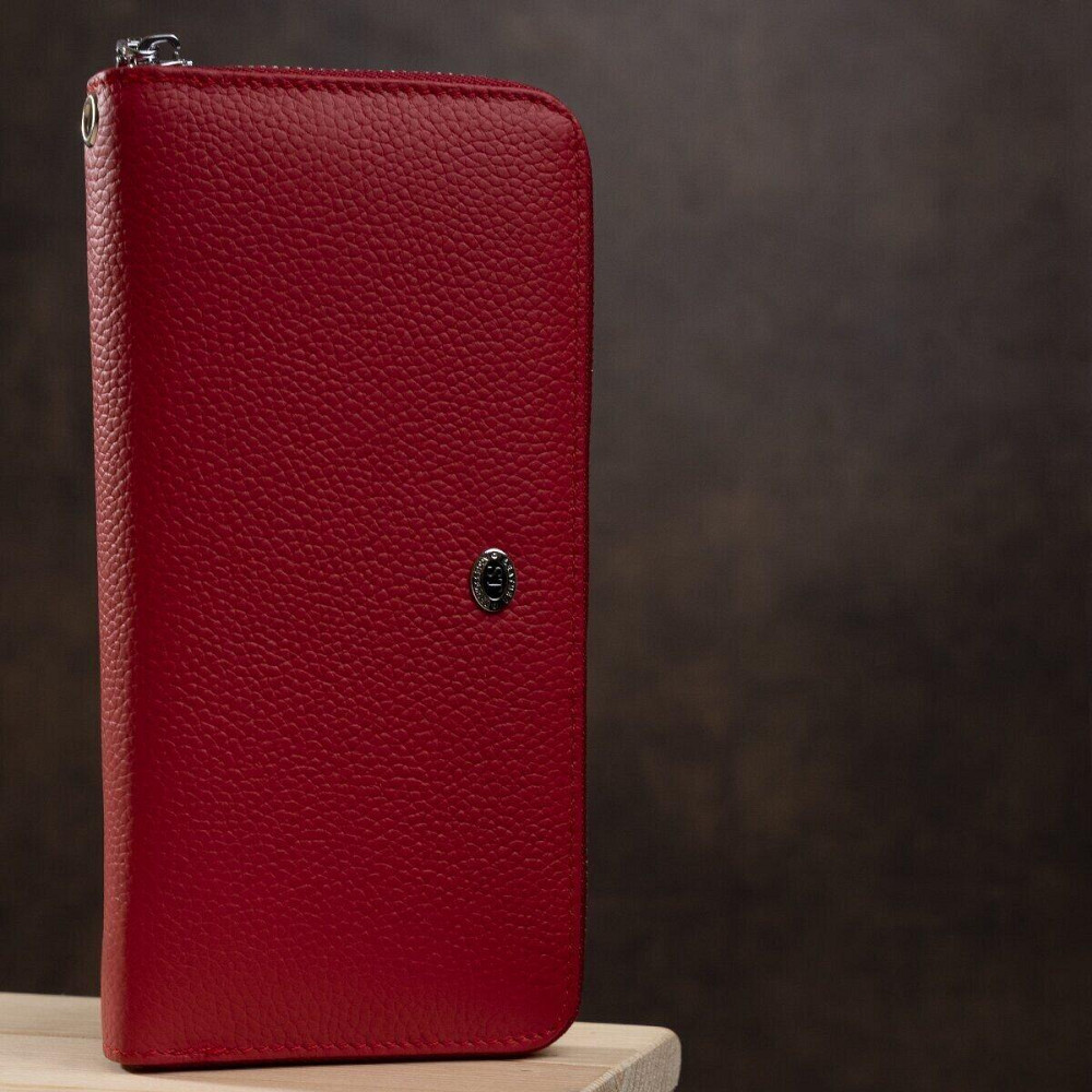 Кошелек женский очень надежный Красный (ST Leather) Киев - изображение 3