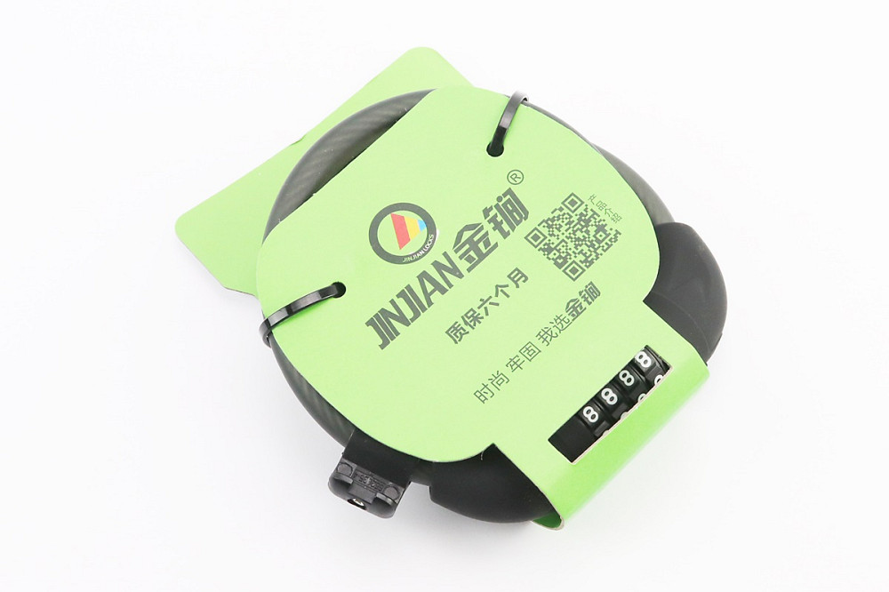 Замок протиугінний тросовий 1500х12мм з 5-ти значним кодом, кріплення за трубу сидіння, 509 Київ - фото 2