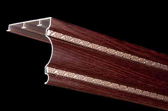 Трехрядный алюминиевый карниз БР-13 МАХОНЬ 3.0 Бровары