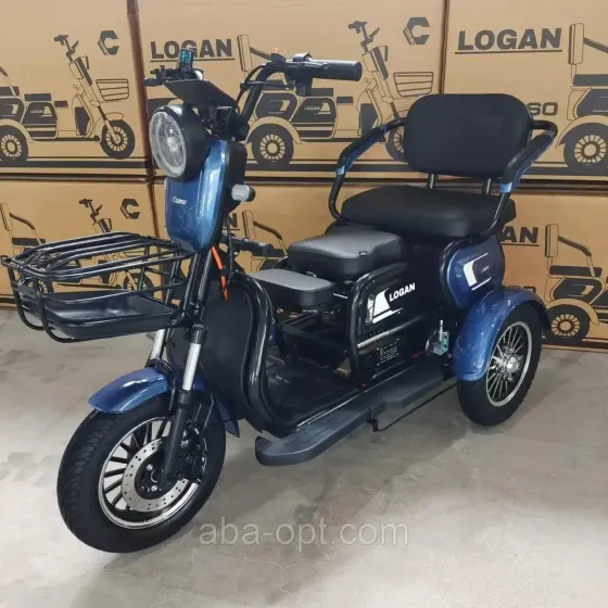 Електротрицикл з кузовом ID LOGAN S 1500W-72V-20Ah LiFePO4 шини 10«/10» купити дешево в Україні Одеса