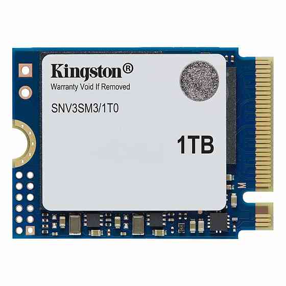 Накопичувач SSD 1 TB Kingston NV3 M.2 2230 PCIe Gen4.0 x4 NVMe 3D NAND (SNV3SM3/1T0) ( M.2 2230 ) Харків