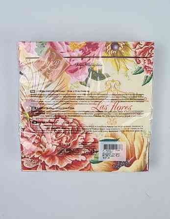 Серветки паперові (ЗЗхЗЗ, 18 шт.) "Дивові літні квіти" Luxy (1 пачка) Харків