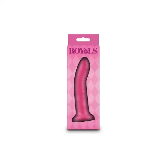 Дилдо NS Novelties Royals - 5" Charlie - Metallic Pink Львів