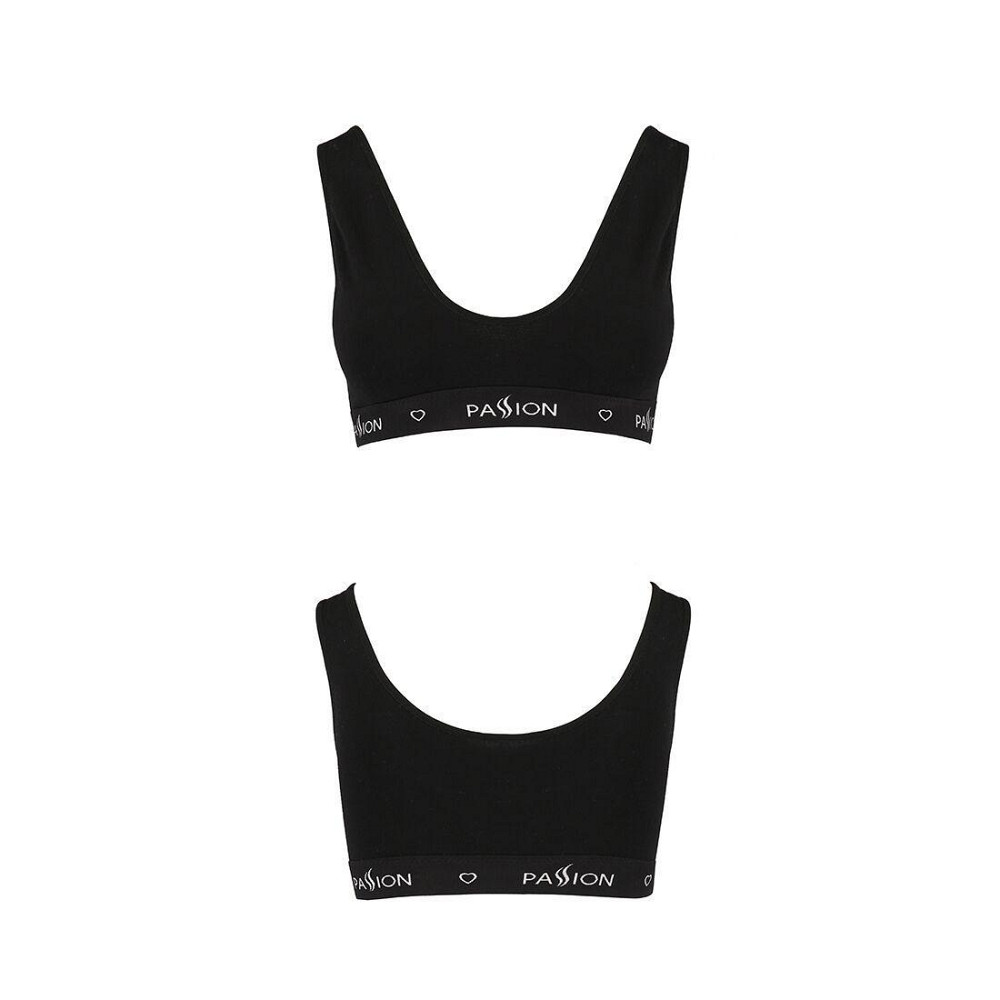 Спортивний топ з широкою гумкою Passion PS004 TOP S, black Sex Aura Київ - фото 5