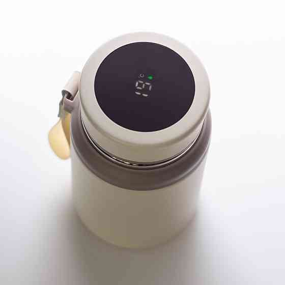 Термос Fashion з датчиком температури 700 мл Білий HP-14-20W Київ