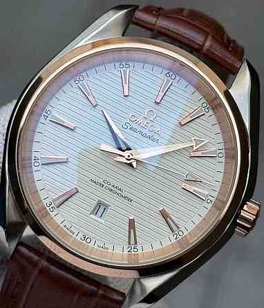 Швейцарские часы Omega Seamaster Co-Axial Gold - White Киев