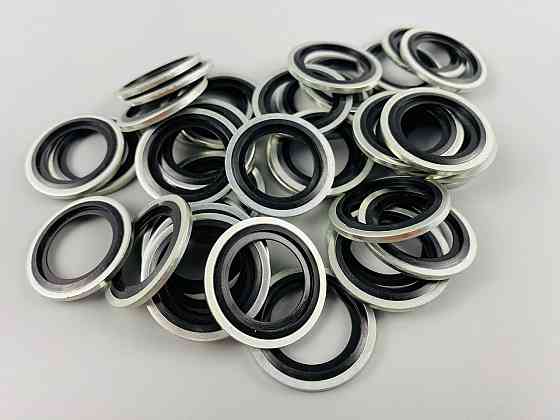 Шайба з гумовим кільцем NBR всередині 22 мм, для гідравліки, олії, води, повітря. Мукачево