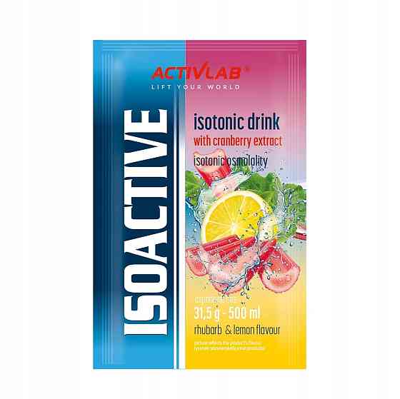 Iso Active  31,5g 1sachet (Rhubarb &amp; lemon ) Луцьк