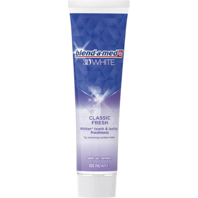 Зубна паста Blend-a-med 3D White Класична свіжість 100 мл (8006540792896) Вінниця - фото 3