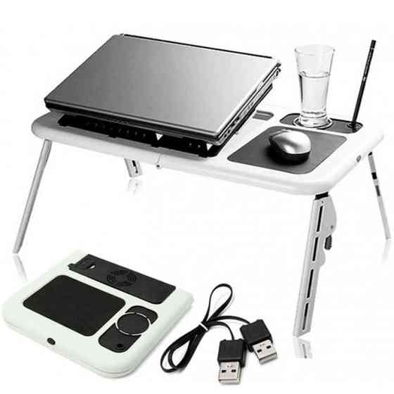 Универсальный столик подставка для ноутбука планшета LD-09 E-Table, Подставка для ноутбука с наклоном UF-33 Львов