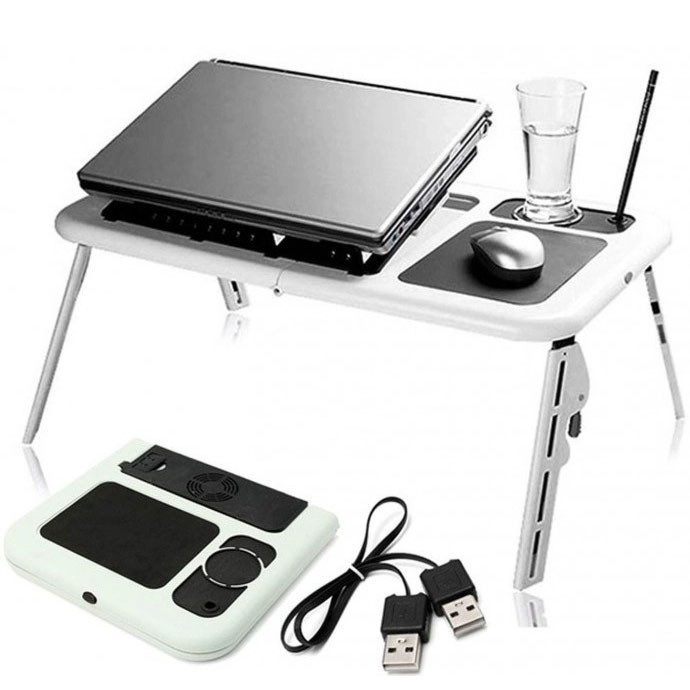 Универсальный столик подставка для ноутбука планшета LD-09 E-Table, Подставка для ноутбука с наклоном UF-33 Львов - изображение 5