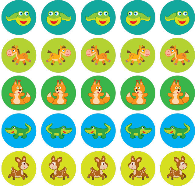 Детская развивающая книга Мама и малыши 