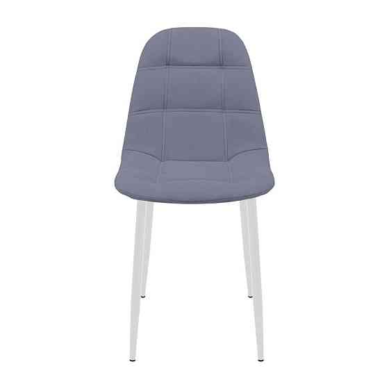 Стілець крісло м'який SplitDesign U Simple 27 білі ніжки Сірий Київ