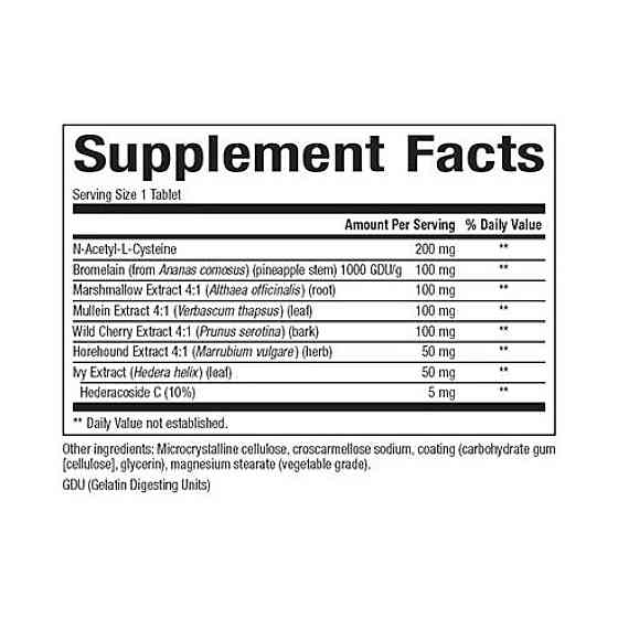 Витамины для легких Natural Factors Lung, Bronchial & Sinus Health 45 таб Киев