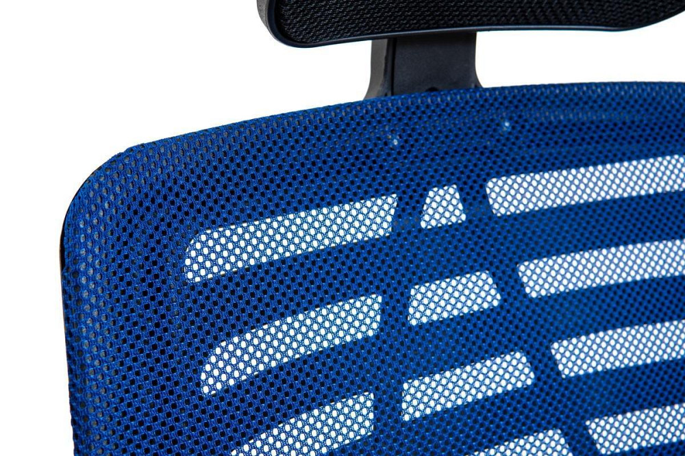 Офісне Крісло Керівника Richman Blast Сітка Чорно-синій Київ - фото 8