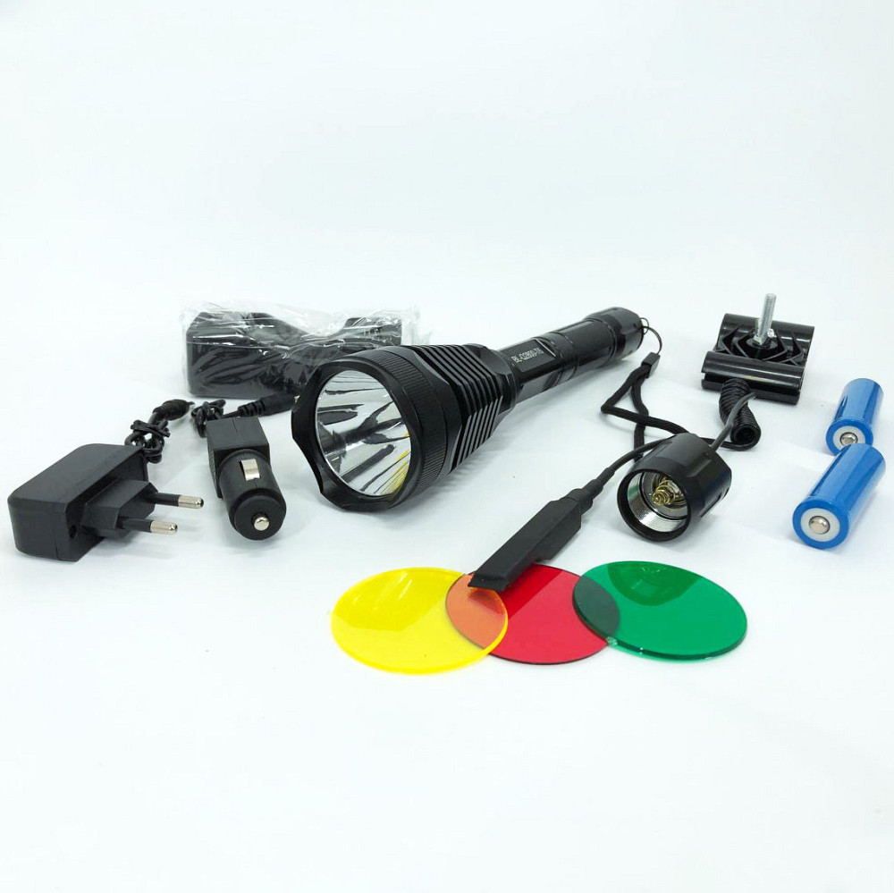 Тактичний ліхтар ручний Police Q2800-T6, Потужні ліхтарики, Ліхтар для GA-167 домашніх потреб Київ - фото 6