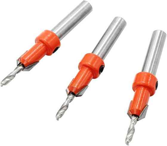 Набор сверл с зенковкой 5 шт, 2.8-4 мм, стальные Киев