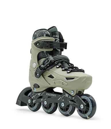 Дитячі ролики з м'якими поліуретановими колесами Scale Sports LF605. Сірий колір. Розмір 34-38 Одеса