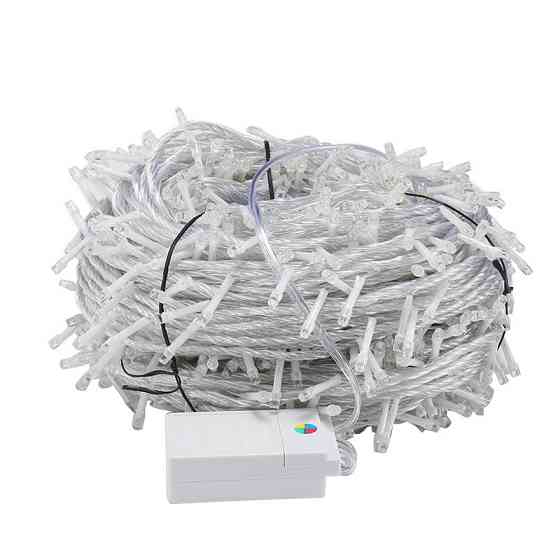 Гірлянда новорічна 200 LED «Водопад» 2×2 м, теплий білий Київ