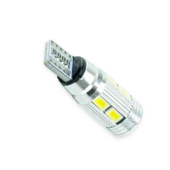 Автоламп БЦ 12-5 лазер. WHITE 10 SMD-5630 lens обманка 300 Lm світлодіодна Мукачево