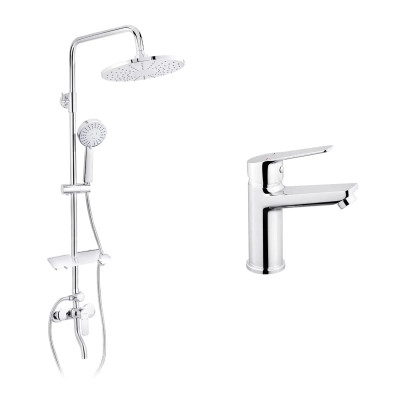 Душовий гарнітур Kroner Armada-C064K + змішувач Hagen-C010 (CVS30211) Вінниця - фото 1