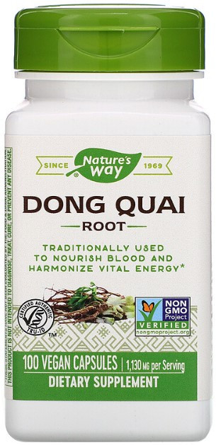 Дягель лікарський Nature's Way Dong Quai 1130 мг 100 капсул Київ - фото 1