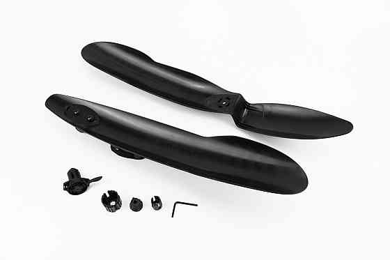 Крила пластмасові 24-26" MTB швидкознімні, чорні SMG-669 Київ