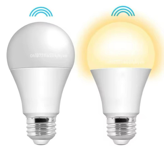 Лампа LUXEL A60 10W 4000K E27 с датчиком движения Харьков