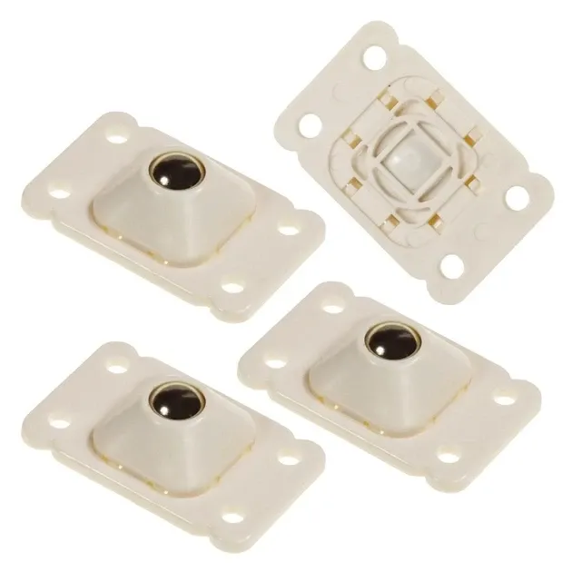 Ролики для мебели 4 штуки на клейкой основе универсальные Одеса - фото 1