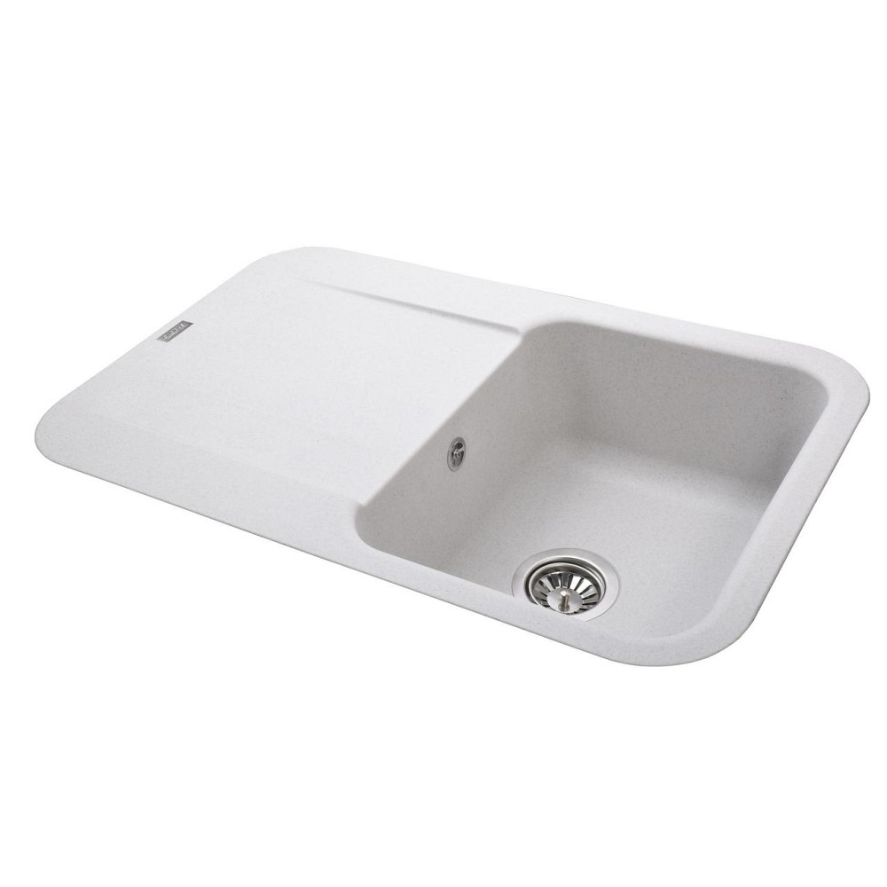 Гранітна мийка Globus Lux OBER перловий 780х500 мм Київ - фото 3