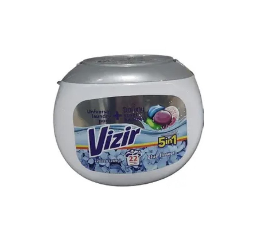 Капсули для прання Vizir 5в1 універсальні 22 шт Виноградов - изображение 1