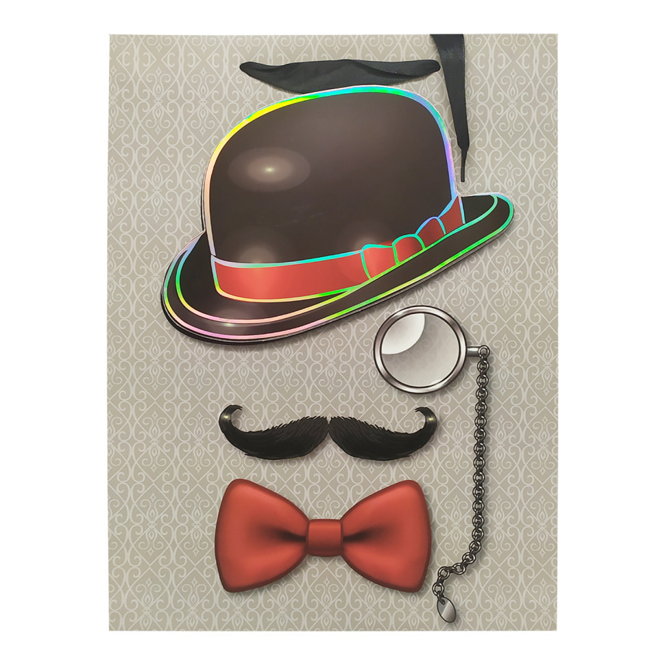 Подарунковий пакет "Джентельмен" 2379L, 40 х 30 х 0,1 Вид 4 Вінниця - фото 1