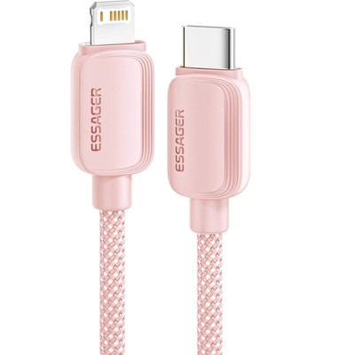 Дата кабель USB-C to Lightning 1.0m 20W pink Essager (EXCTL-WL04-P) Вінниця - фото 1