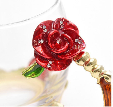 Чашка ПОДАРОЧНАЯ термостойкая Красная РОЗА с ложечкой, Подарочная упаковка Кременчуг - изображение 2