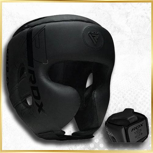Боксерський шолом RDX F6 Matte Black M Київ - фото 8