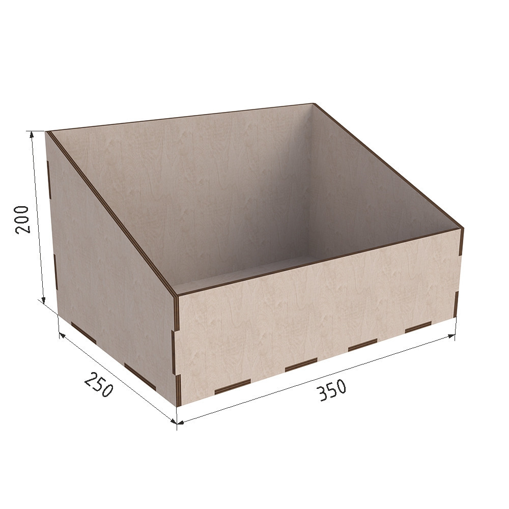 Короб EKOSTAR 350х200х250 Фанера 5 мм Киев - изображение 3