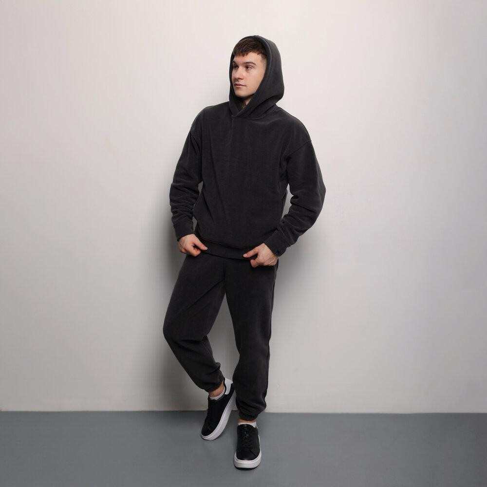 Темно-сірий костюм зимовий флісовий. Чоловічий теплий костюм Pobedov Mariot Київ - фото 10