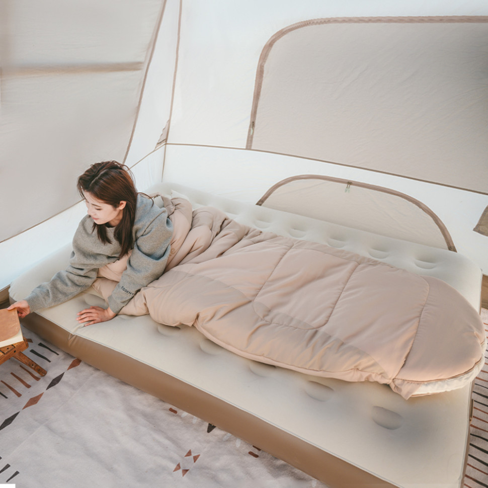 Спальний мішок овальний Naturehike PS200 CNK2350WS026 (Бежевий) Вінниця - фото 5