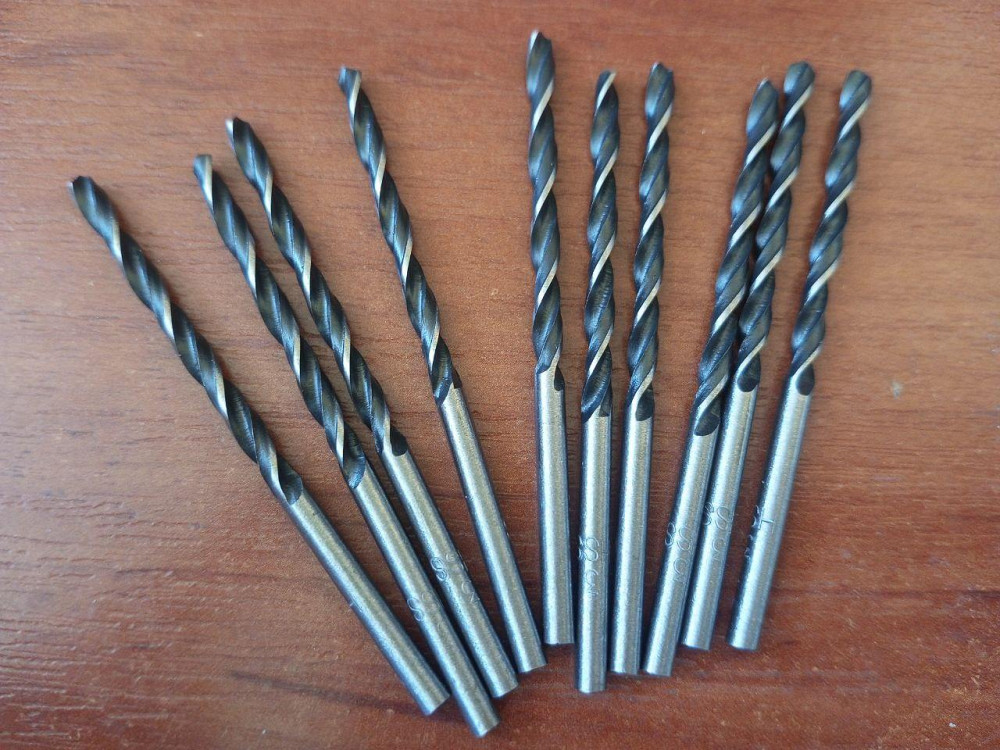 Свердла по металу, 0,6 мм, швидкоріжуча сталь, 10 шт. циліндричний хвостовик Полтава - изображение 1
