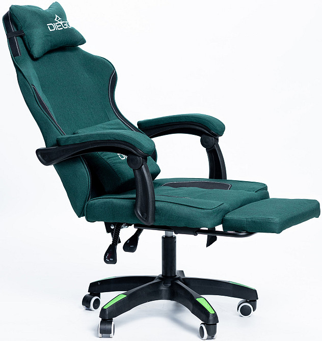 Кресло геймерское DIEGO Soft Green Киев - изображение 3