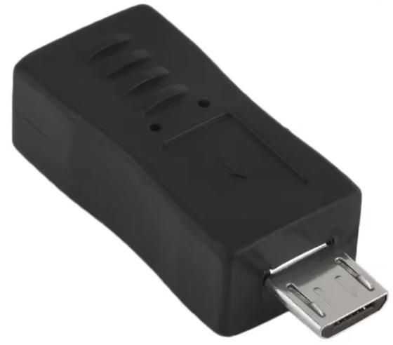 Переходник miniUSB мама – microUSB папа, адаптер-коннектор для зарядных устройств и кабелей Киев