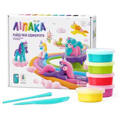 Набір для творчості Lipaka пластиліну, Райдужні єдинороги (15028-UA01) Вінниця