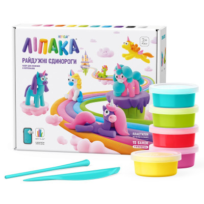Набір для творчості Lipaka пластиліну, Райдужні єдинороги (15028-UA01) Вінниця - фото 2